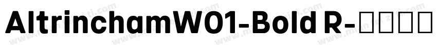 AltrinchamW01-Bold R字体转换